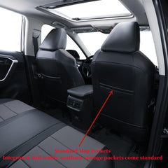 Coverdream RAV4 rear seat cover shows seamless integration and easy cleanup.