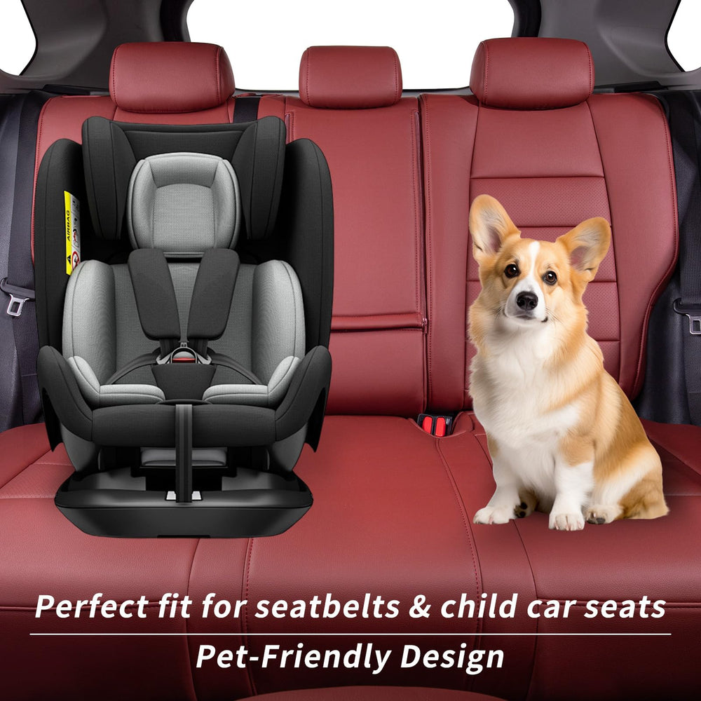 Coverdream Rav4 rear seat covers with cup holder compatibility and protection