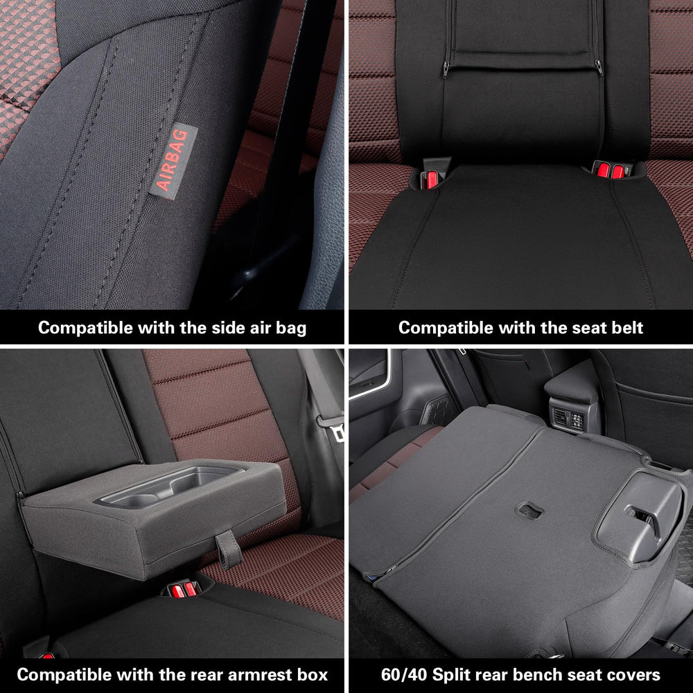 Coverdream Rav4 stain-resistant material helps keep seats clean