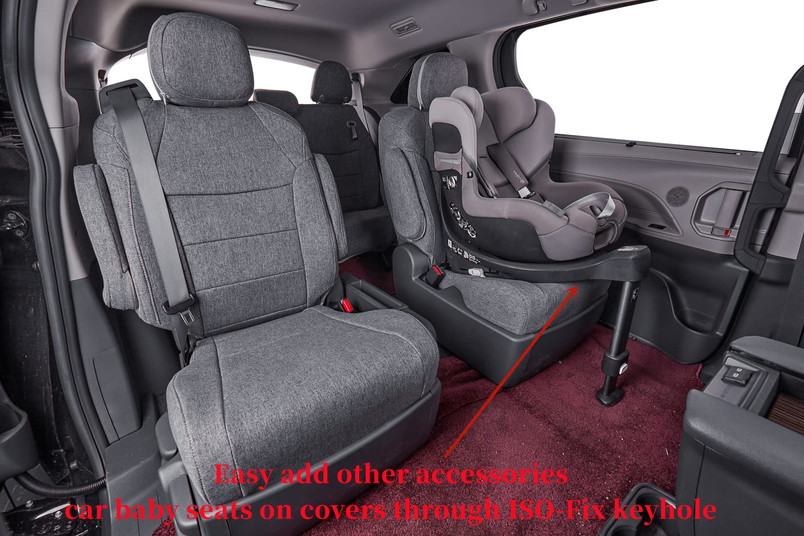 coverdream Sienna front seat pocket for extra storage