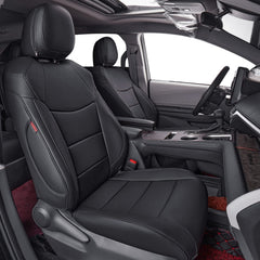 Coverdream Sienna front seats leather cover with secure fit and easy cleanup.