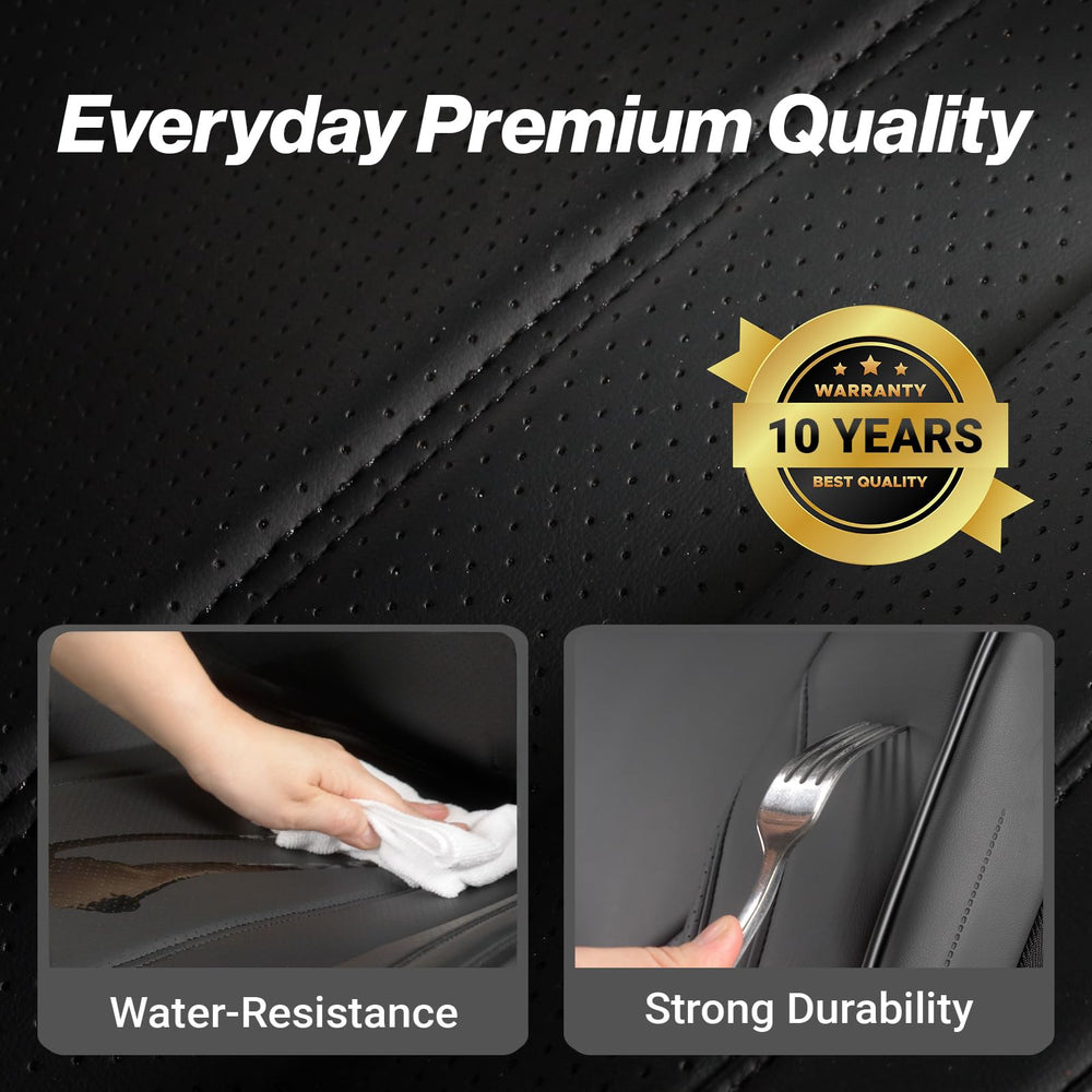 Coverland 10-year warranty seat cover provides lasting protection.