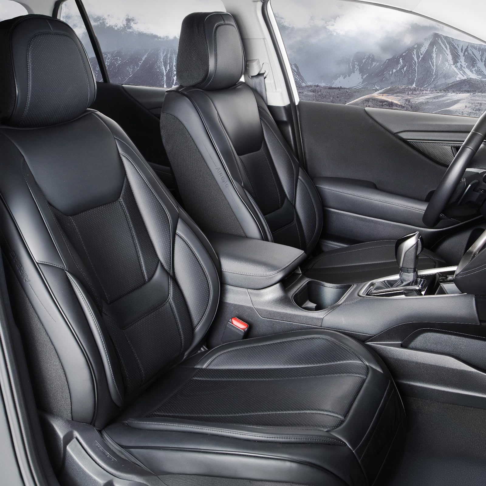 Coverland memory foam front seat cover for F-150 offers lumbar comfort.