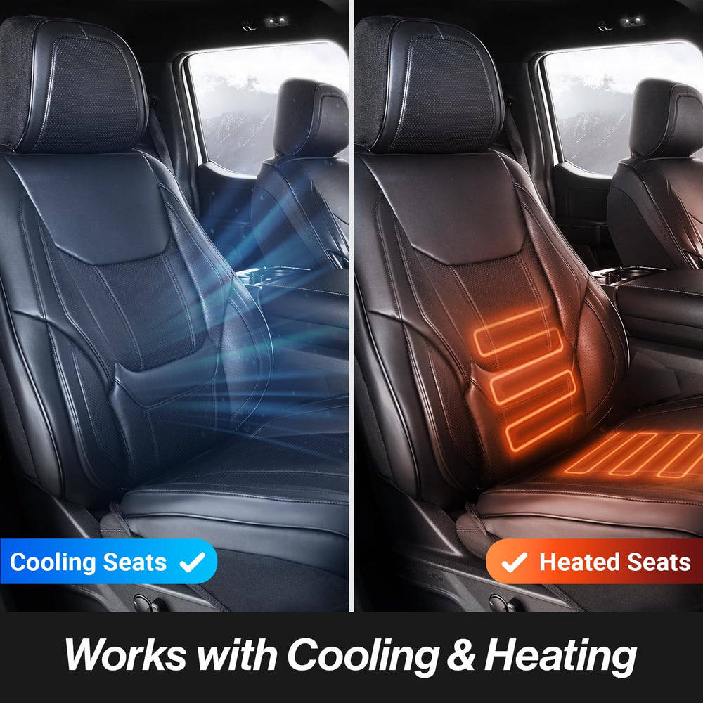 Coverland Ford F-150 seat covers are water-resistant and easy to clean