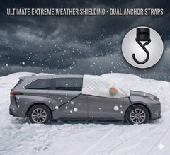 Coverra secure-fit with S-hooks keeps the cover in place during wind.