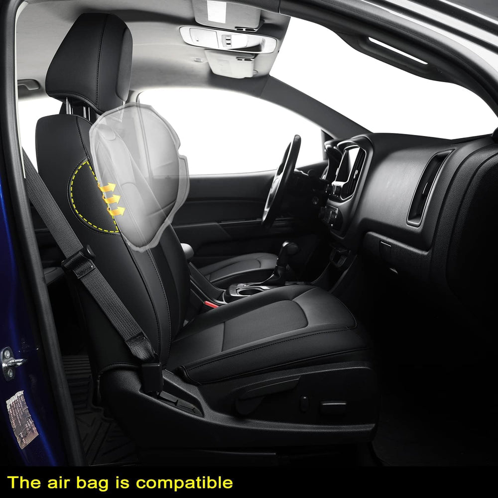 Covertopia Chevy Colorado rear seat cover protects upholstery and cleans easily.