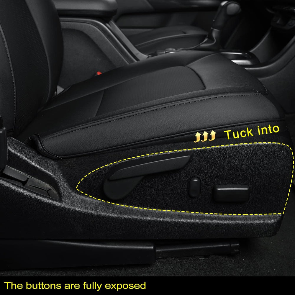 Covertopia GMC Canyon back seat cover offers independent seating protection.