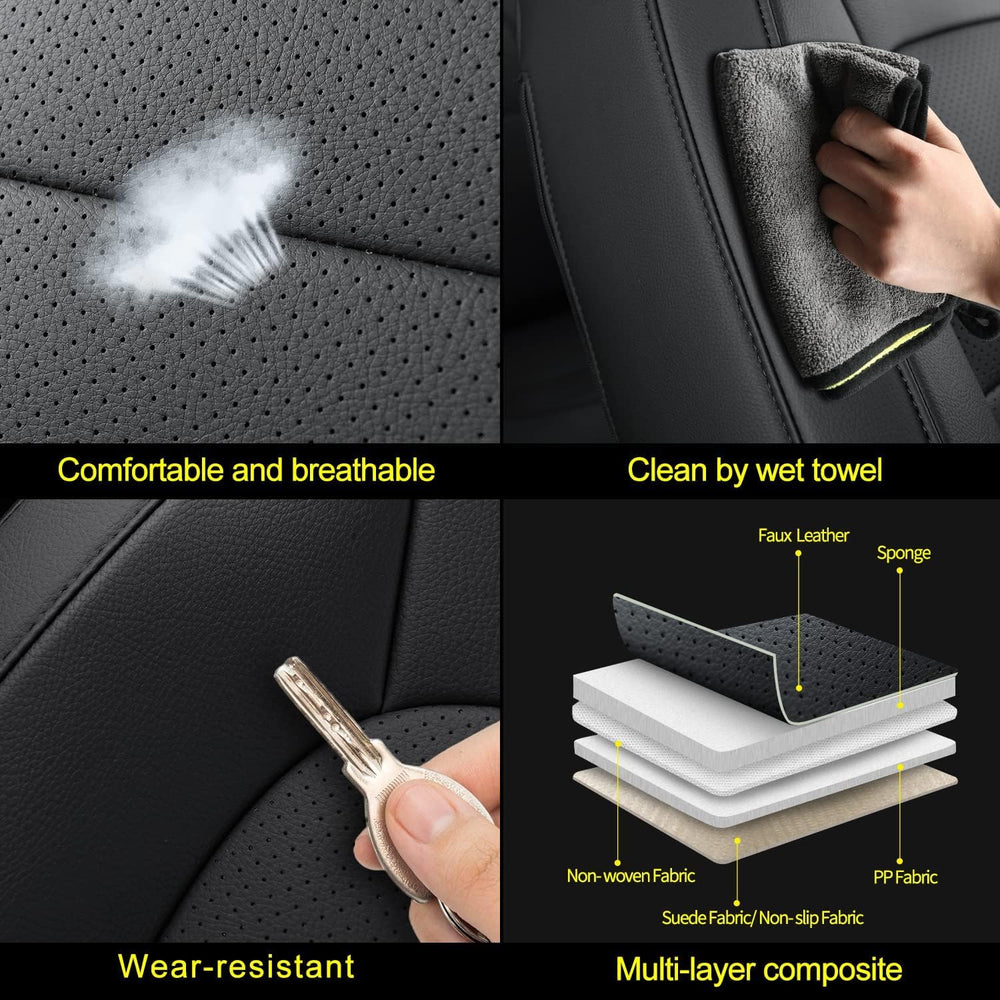 Covertopia seat cover headrest coverage ensures unified look and protection.