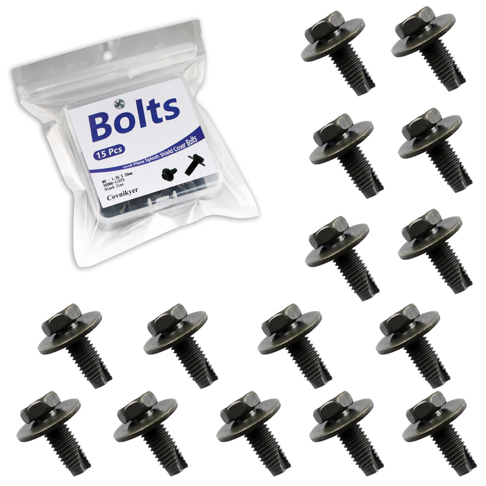 Covnikyer skid plate bolts with washers for Toyota fitment