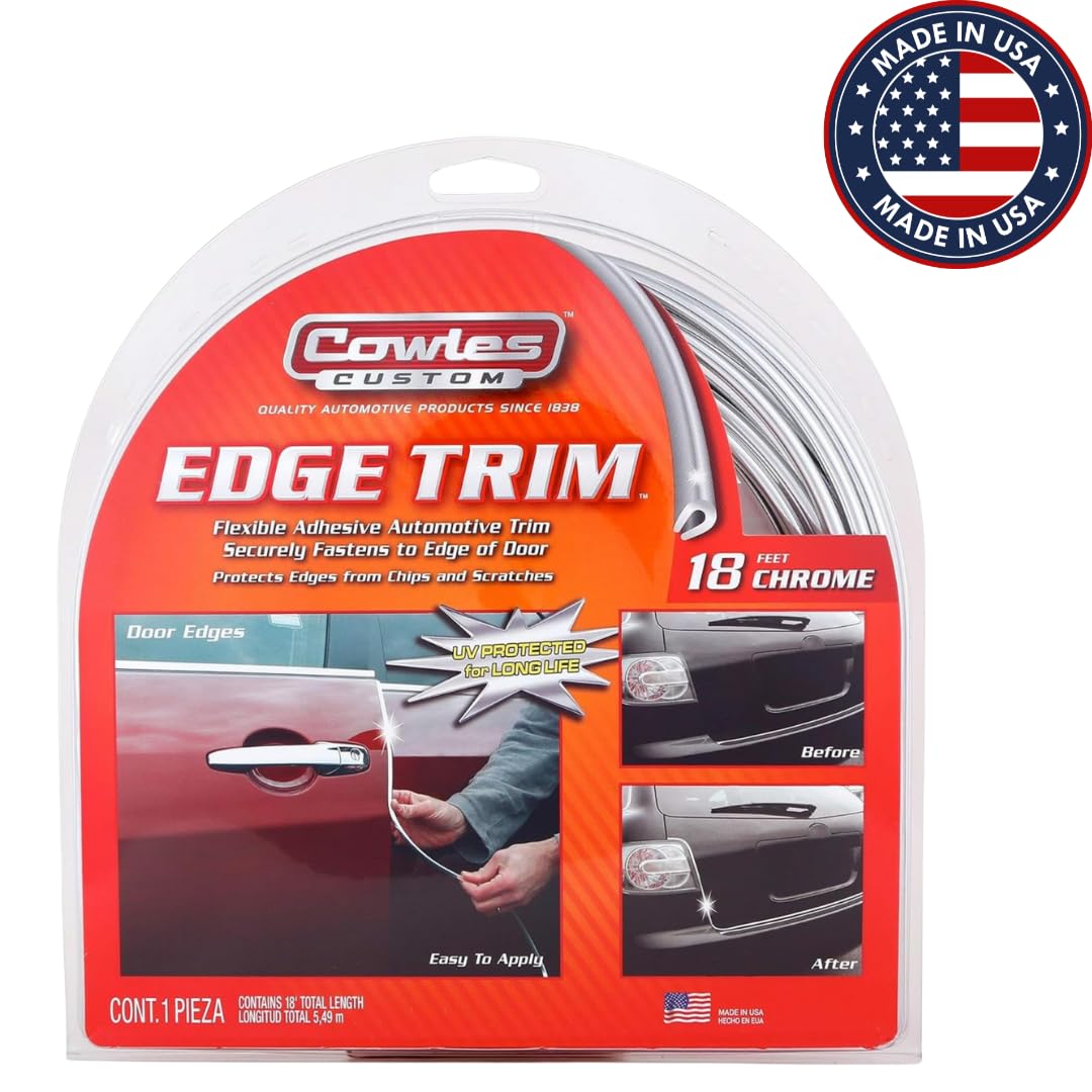 Cowles rubber bumper protector covers door edges to reduce chips.