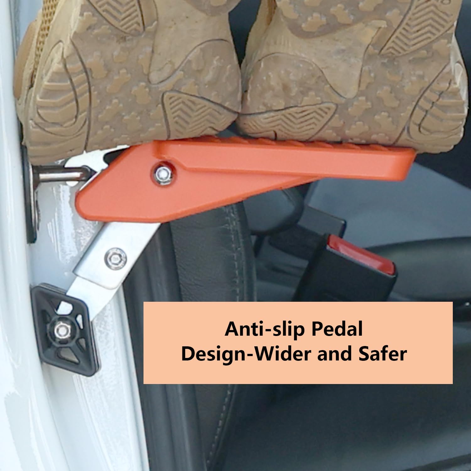 COWVIE car door-step pedal with durable plastic construction