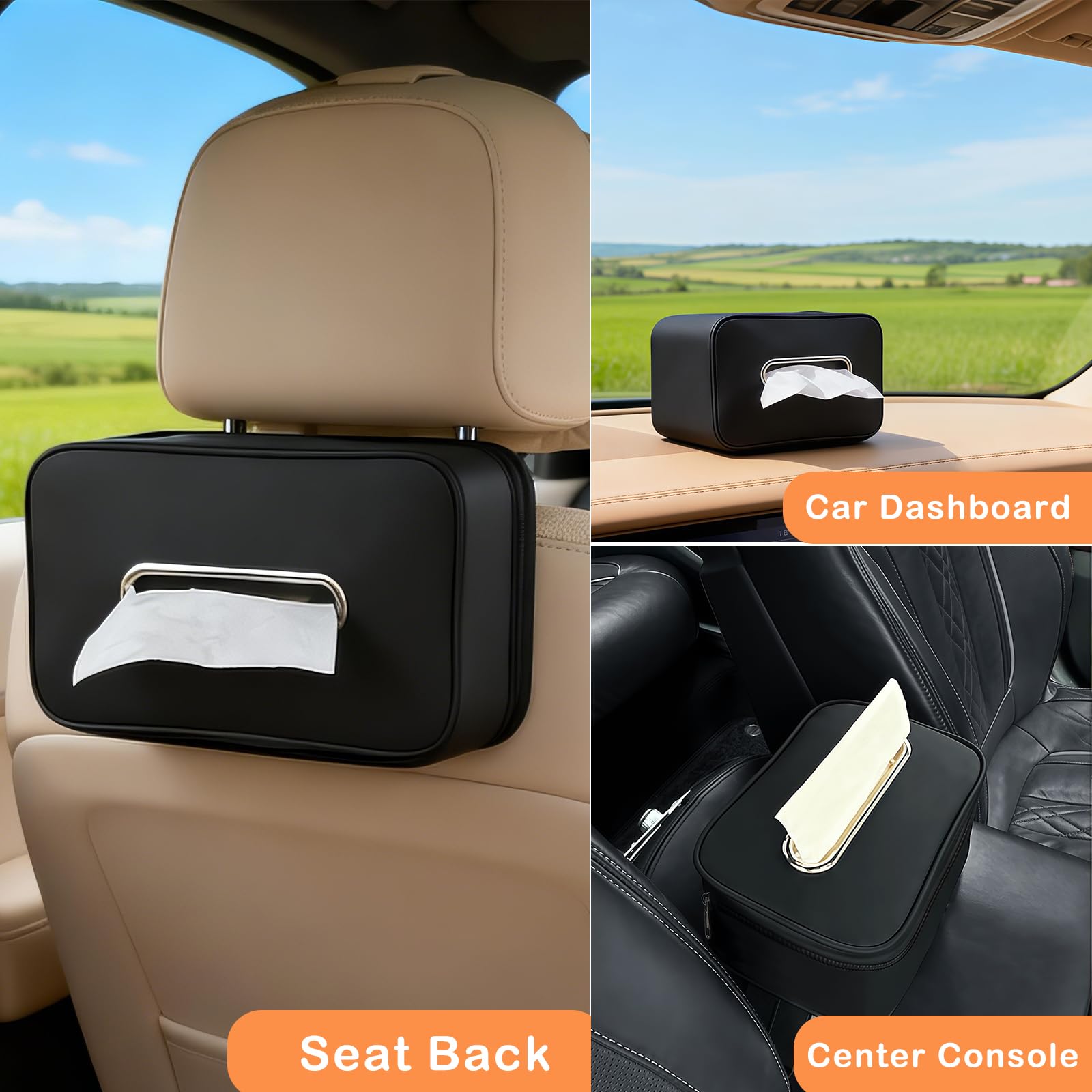 COZILO console-mount keeps tissues within arm's reach