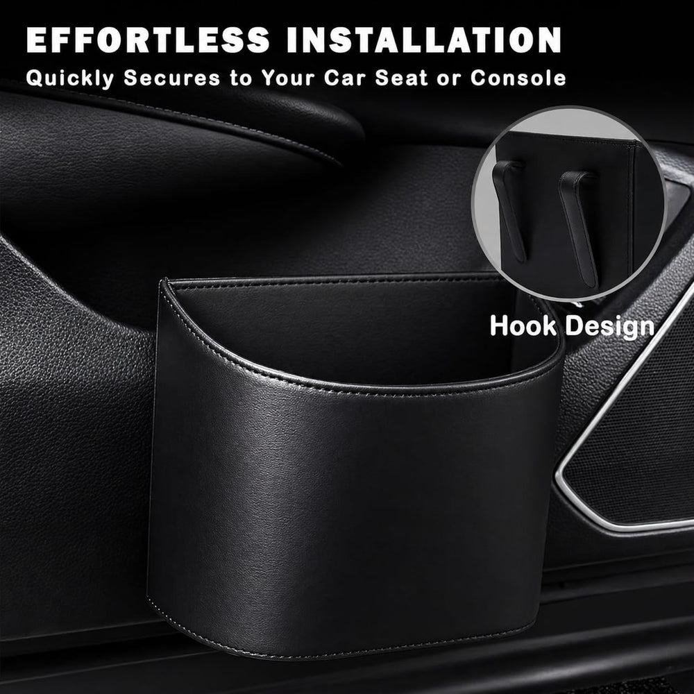 COZILO secure hook attached to car door panel for stability.