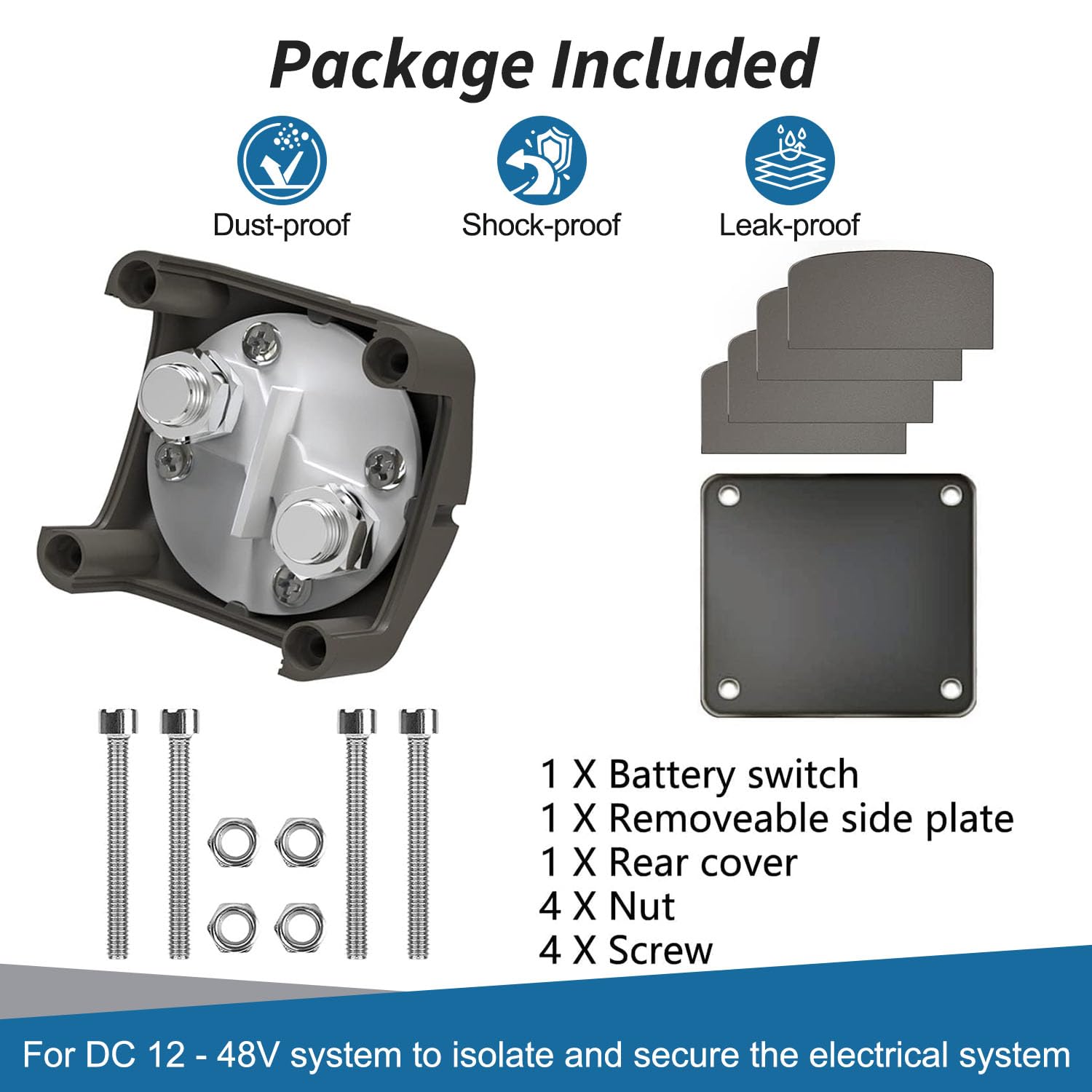COZYEHOO universal 12-48V DC switch used in cars and boats