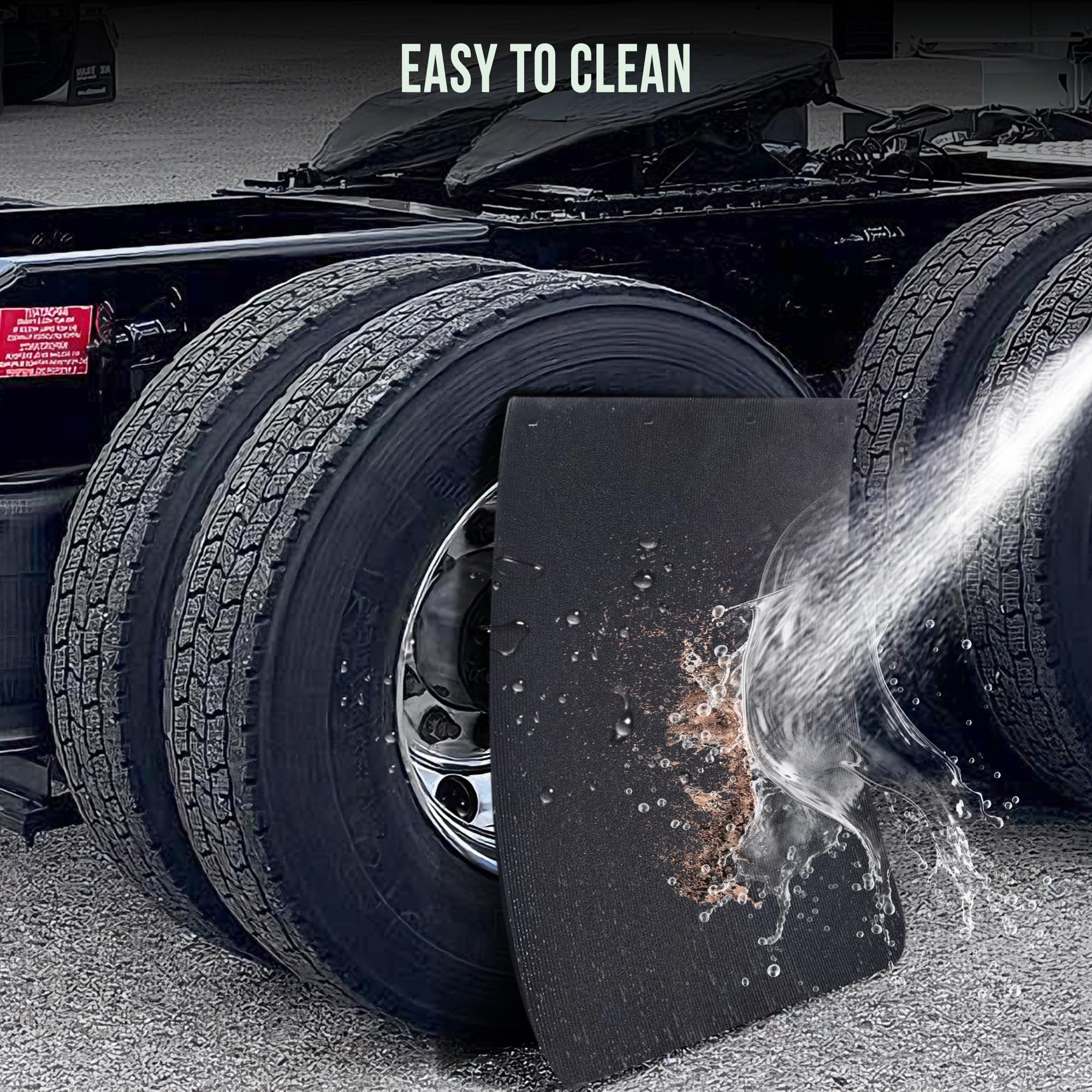 CPOWACE 4-pack mud flaps deliver reliable aftermarket protection for daily haul routes