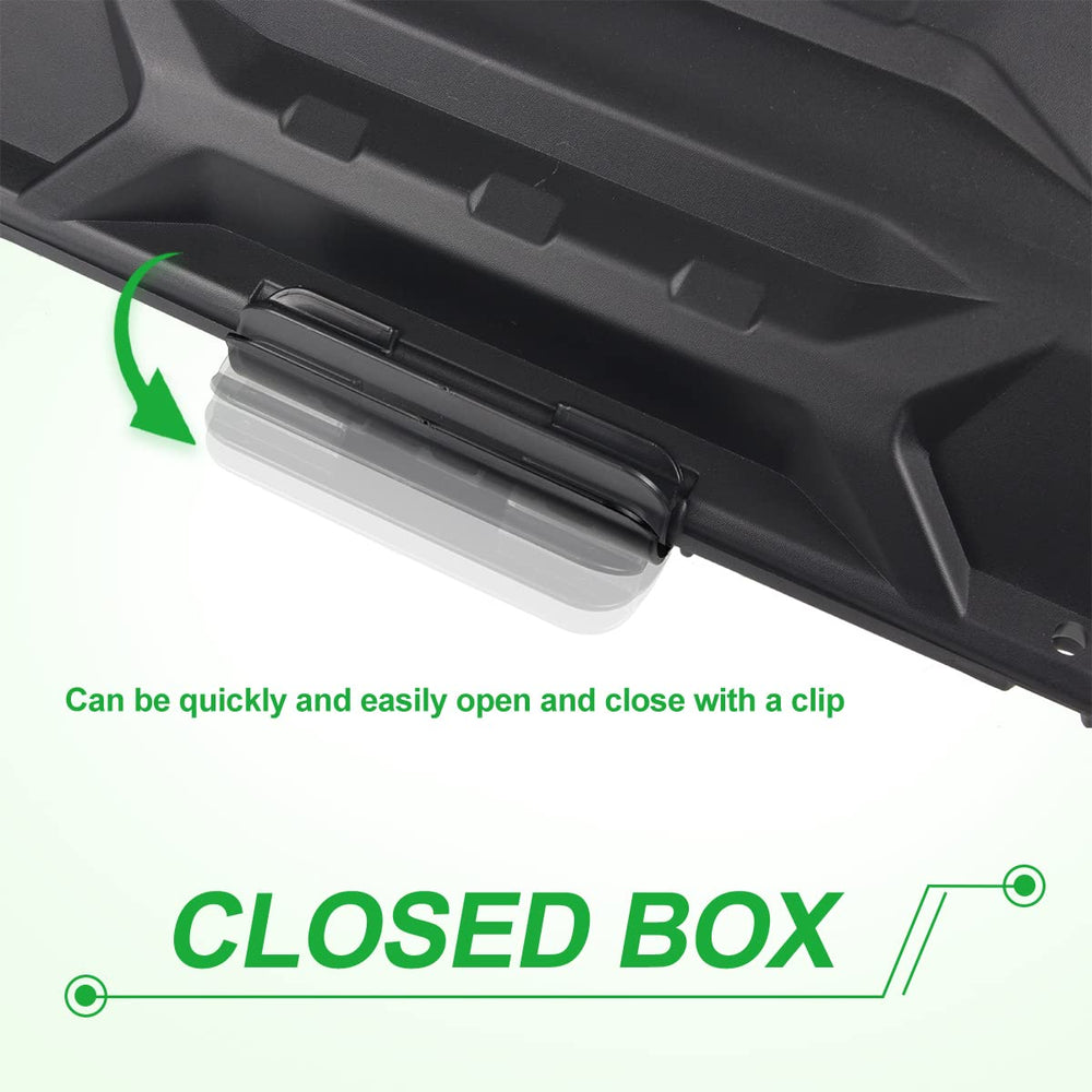 CPOWACE dash storage box open compartment keeping essentials organized