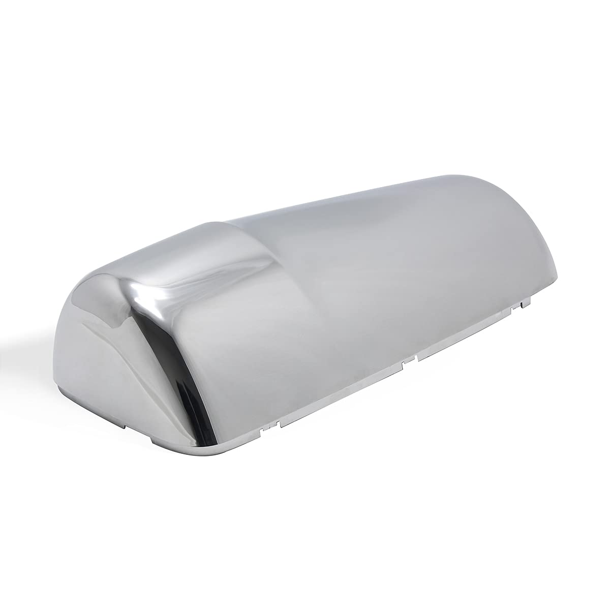 Close-up of CPOWACE chrome mirror cover detail for Kenworth T680/T880.