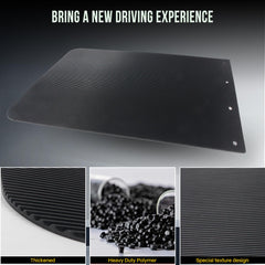 CPOWACE heavy-duty mud flaps 24x30 with 5mm thickness shield wheel wells