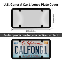 CPProDilig license frame rear view protects rear plate from weather and damage.