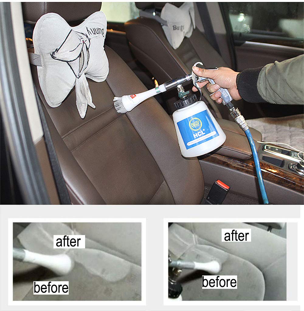 Includes brush, nozzles, hoses, towel, and gloves for a complete kit.
