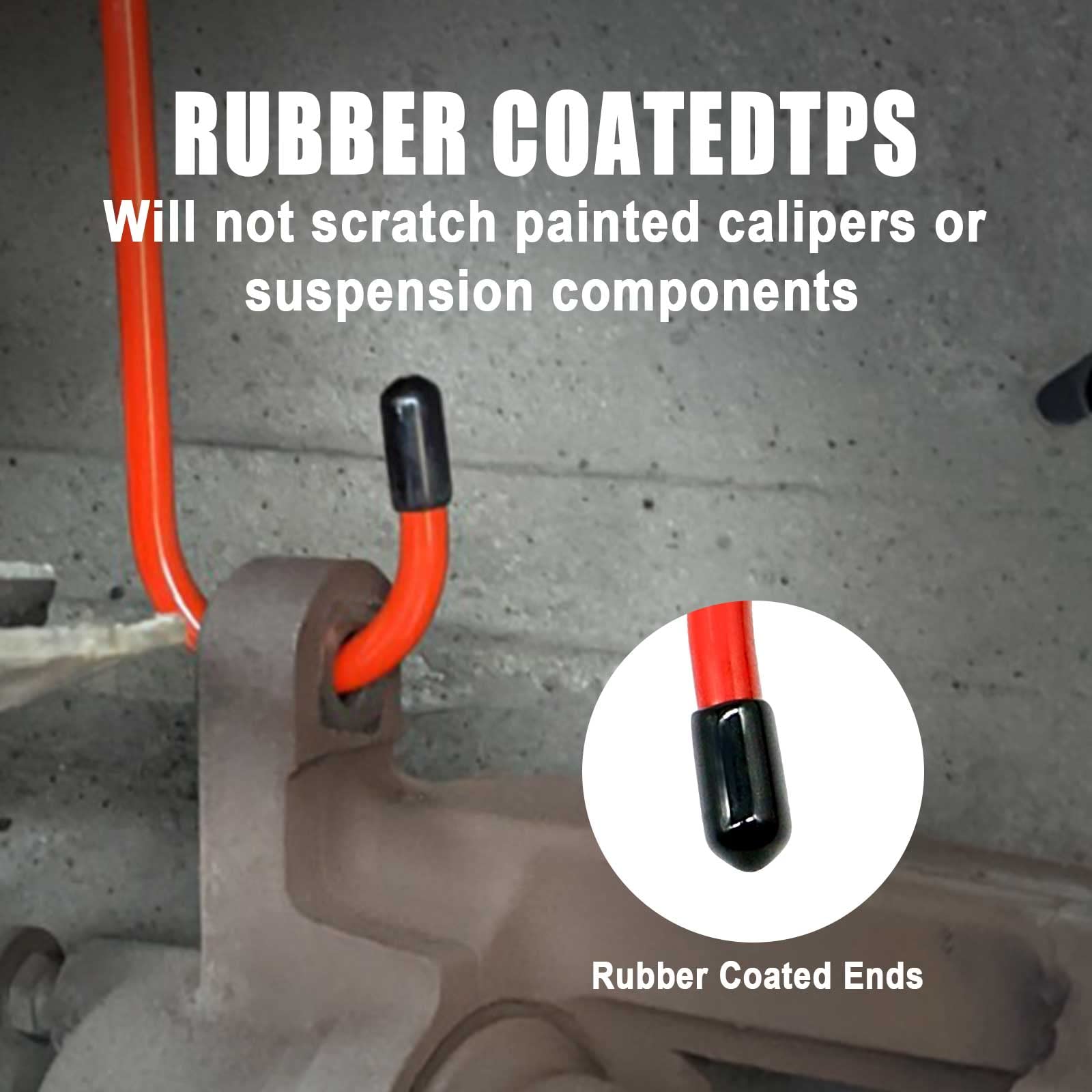 C Q CHANG QI brake caliper hanger hook with rubber tips protecting surfaces.