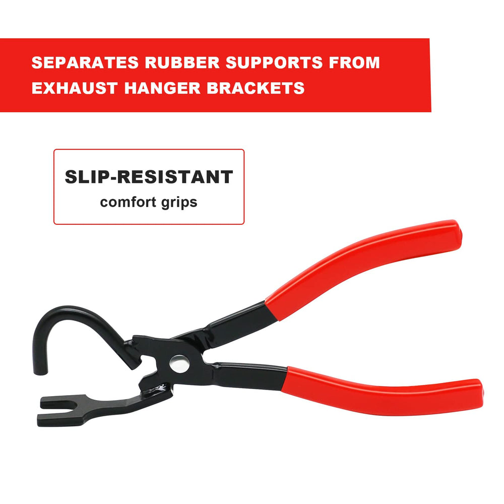 C Q CHANG QI tool on a vehicle demonstrates universal hanger compatibility.