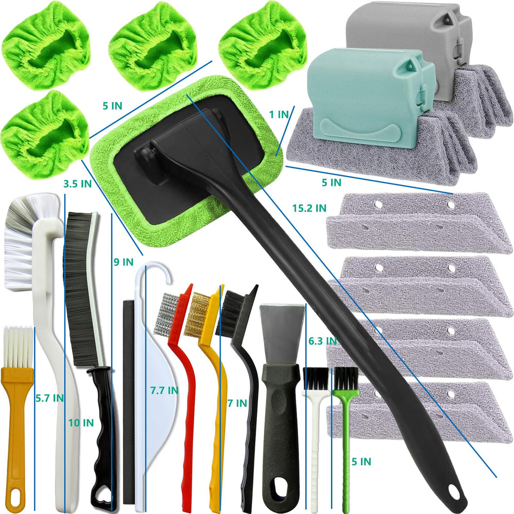 CRAFNEW cleaning scraper and microfiber pads deliver streak-free finishes