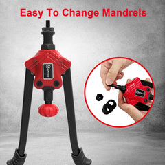 CRAFTNIO mandrels assortment supports multiple rivet sizes for precise fitting.