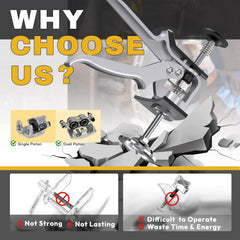 Craimil Speedy Brake Pad Spreader ergonomic-handle reduces hand fatigue during use.