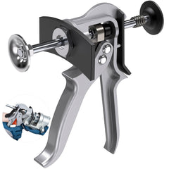 Craimil Speedy Brake Pad Spreader in piston-contact pose, enabling fast pad compression.