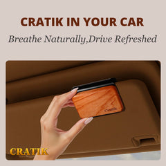 CRATIK Grove Pine Open Air scent bag showing earthy, citrus-forward fragrance.