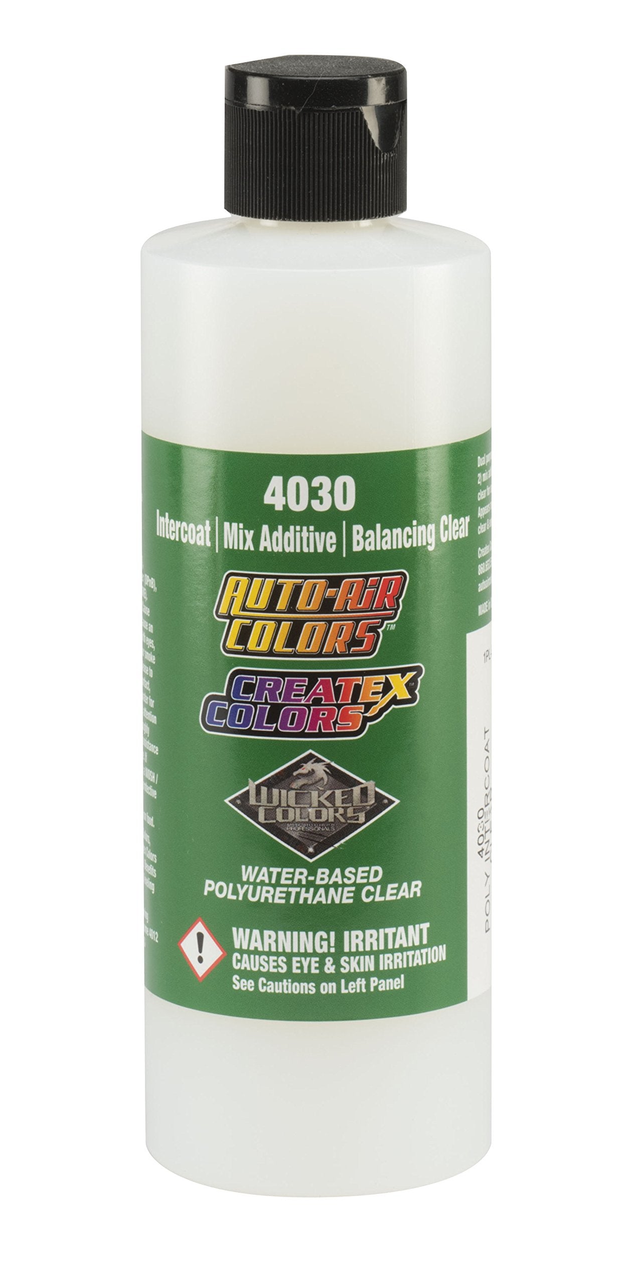 Createx Colors 4030 Intercoat bottle pour boosts flow and adhesion for smoother coats