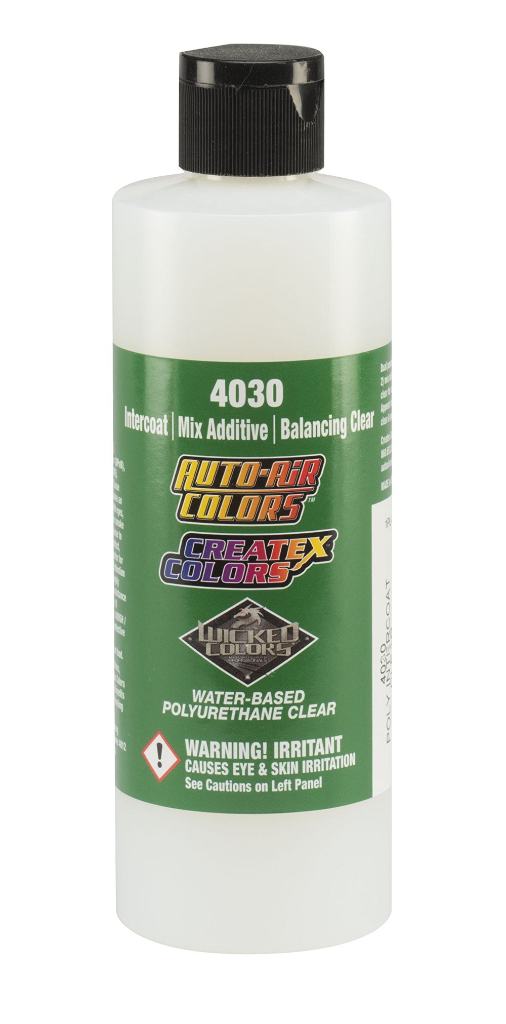 Createx Colors 4030 Intercoat bottle pour boosts flow and adhesion for smoother coats