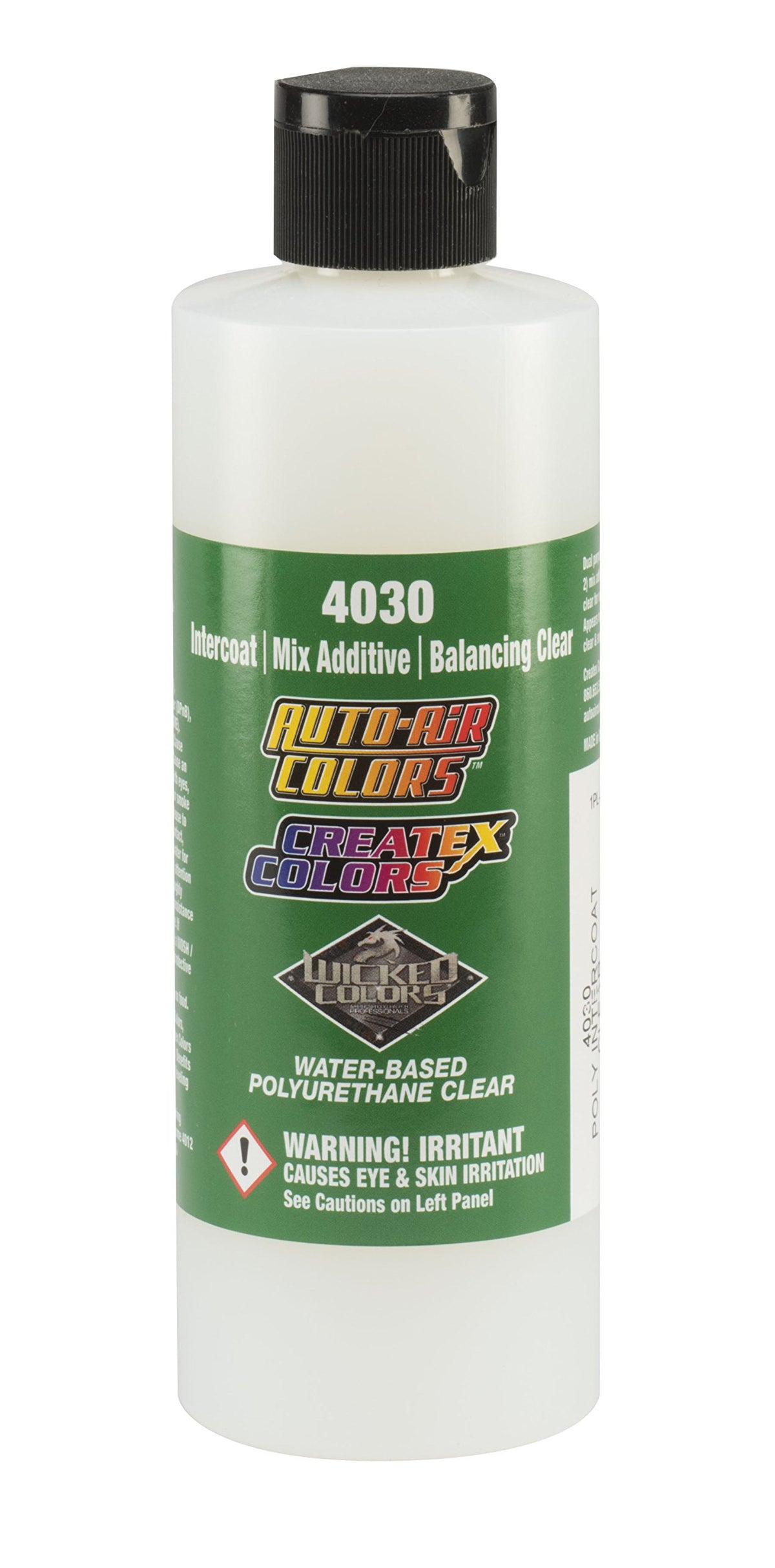 Createx Colors 4030 Intercoat bottle pour boosts flow and adhesion for smoother coats