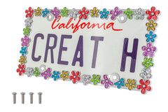 Creathome chrome glitter detail on daisies for a fresh, vibrant look.