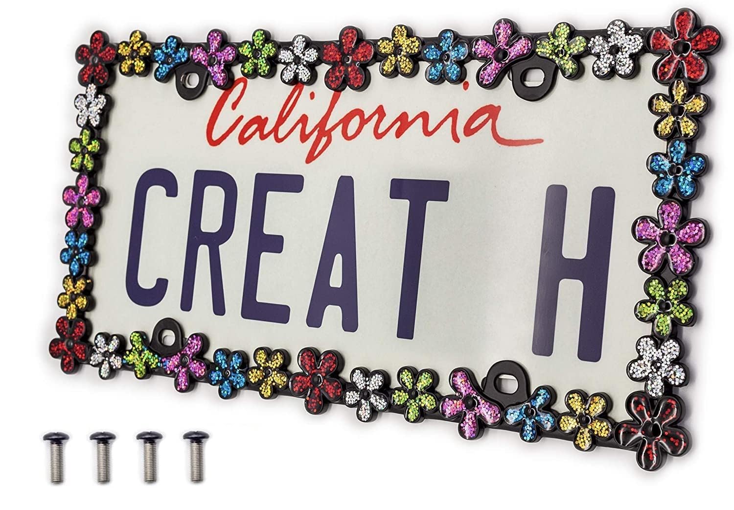 Creathome license frame US 6x12 fits most standard plates.
