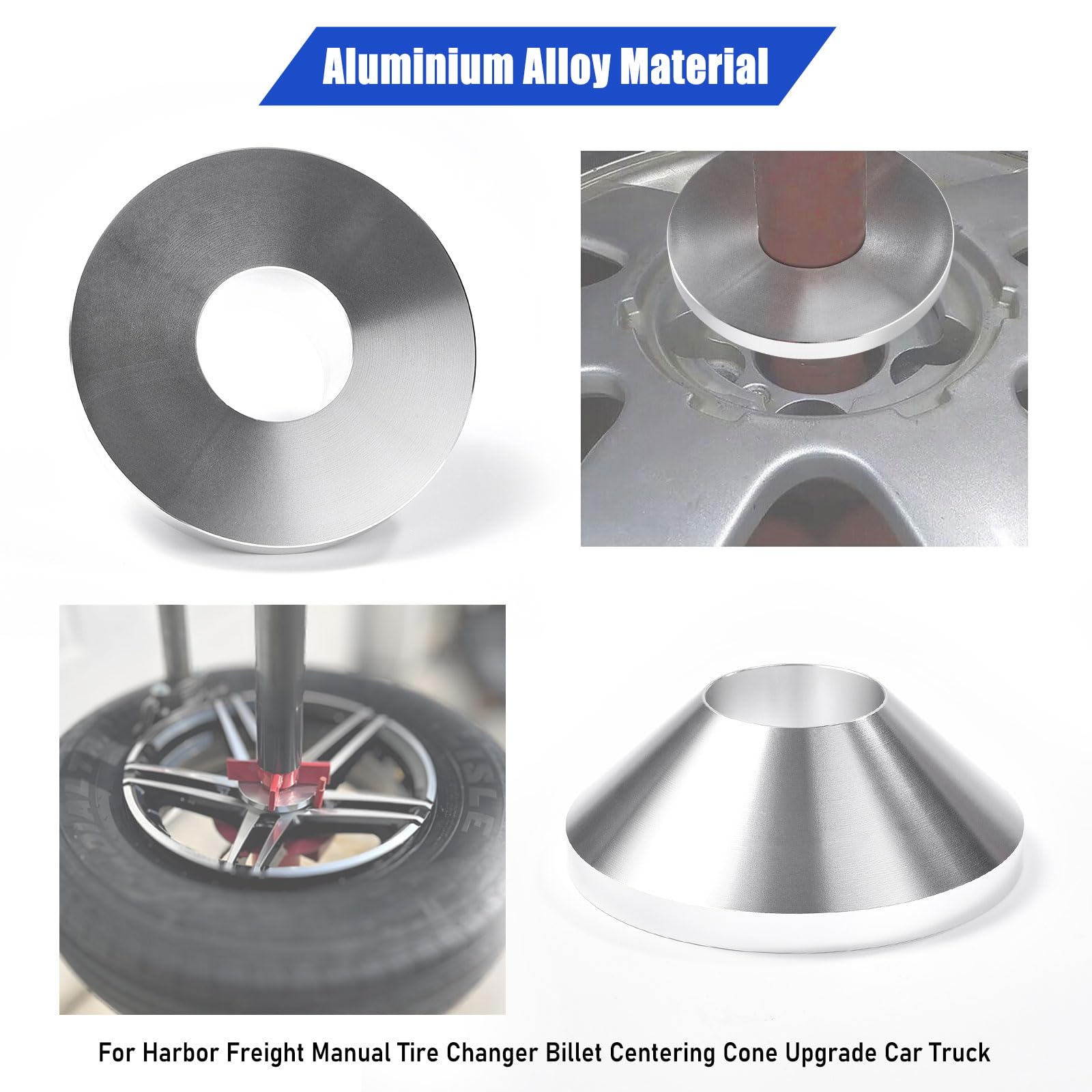 Creative.C hold-down cone centers wheels without scratching finishes during service.