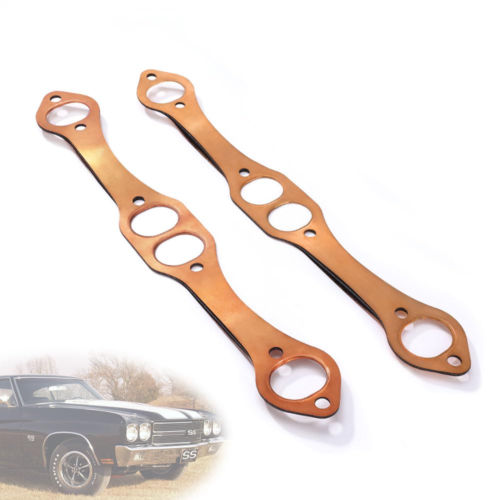 Creative.C SBC oval-port copper gasket for a leak-proof seal on a Chevy small-block.