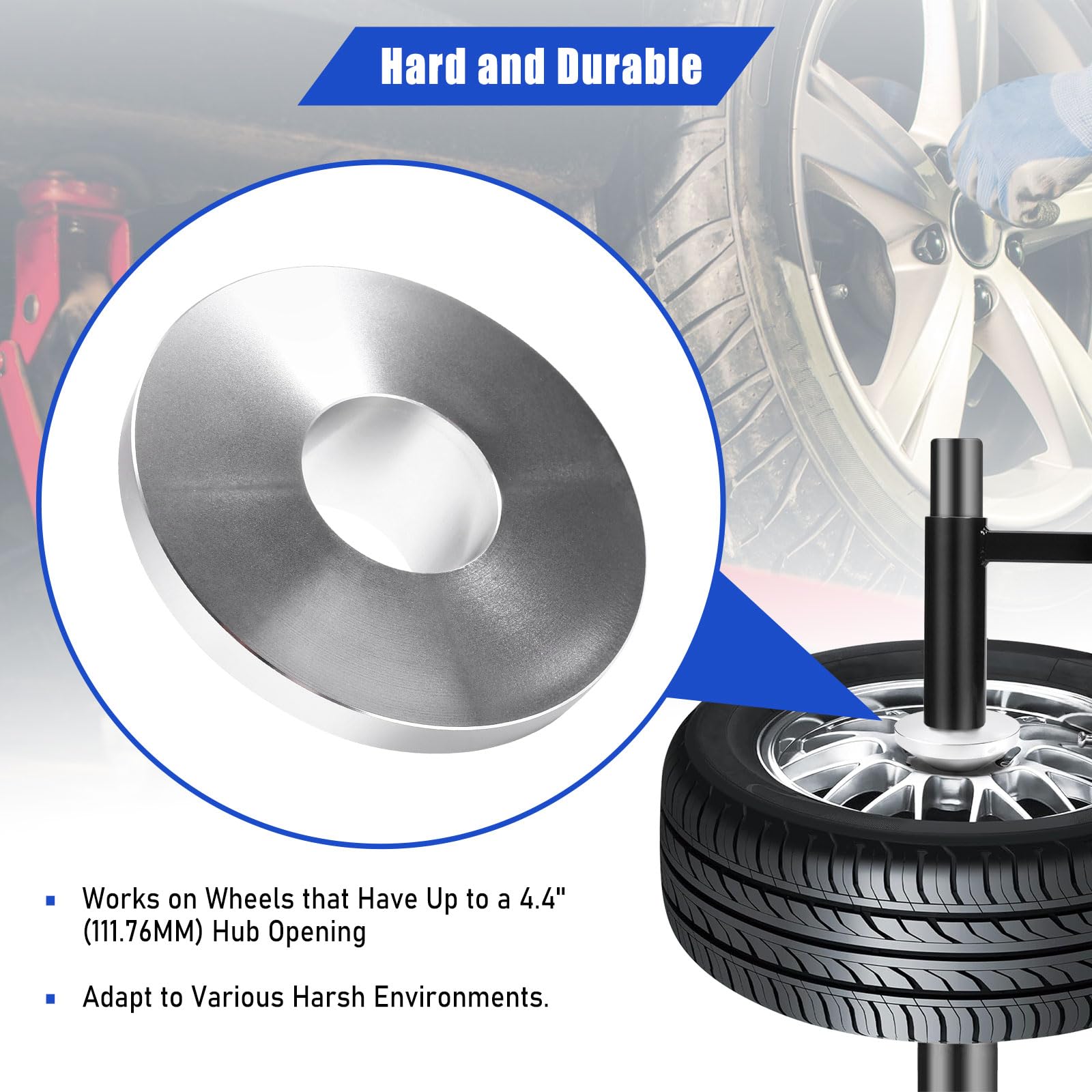 Creative.C smooth-edge design protects wheel finishes during handling.