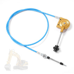 Creative.C 2m throttle cable for excavator enhances precise throttle control.