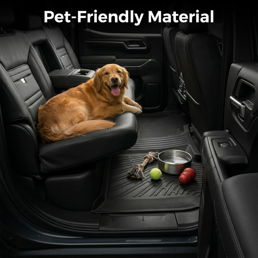 CreekT easy-clean-stain-resistant surface simplifies post-trip cleanup after adventures.