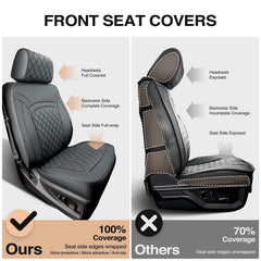 CreekT full-coverage rear seat covers shield back seats from spills and dirt.