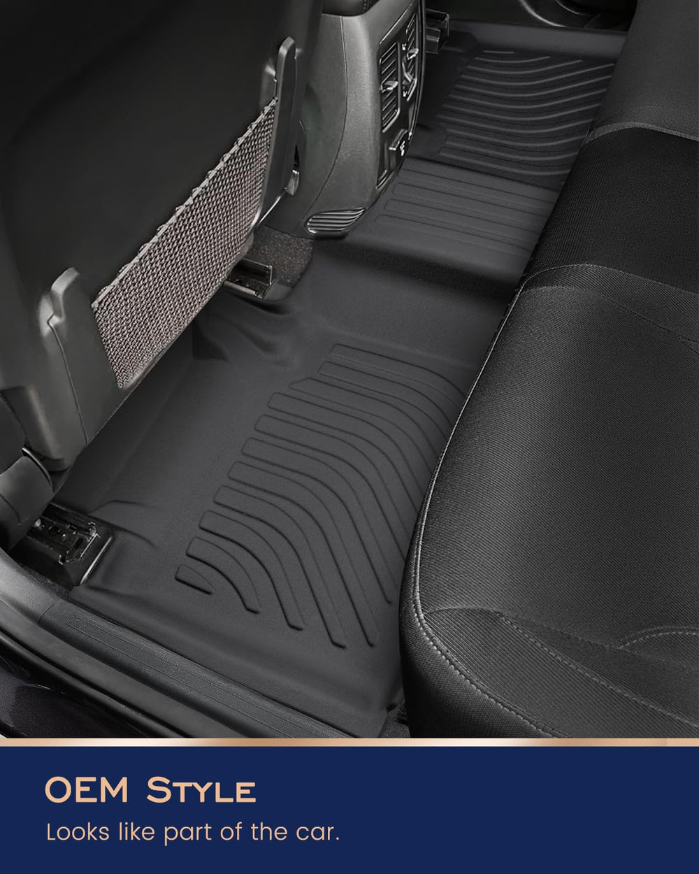 CreekT all-weather Jeep Grand Cherokee floor mats show quick cleaning after adventures.