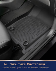 CreekT Jeep Grand Cherokee passenger-side floor mat with stain-resistant surface.