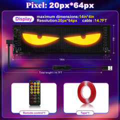 CRILEAL LED sign app control panel showing customizable text