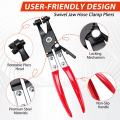Crizendo fuel line pliers caliper reaches deep engine compartments