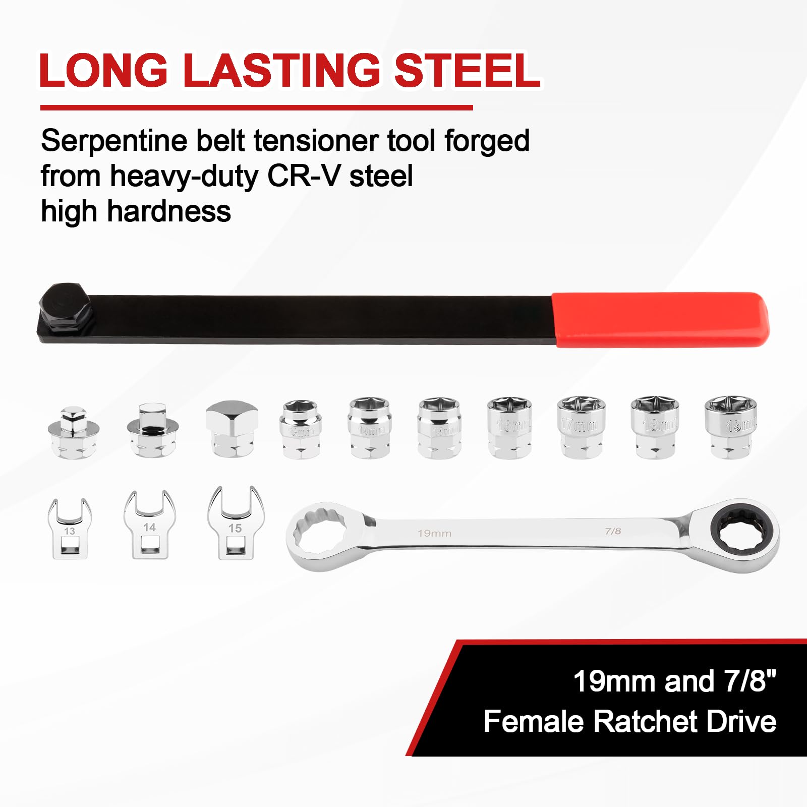 Crizendo crowfoot wrenches reach hard to access fasteners