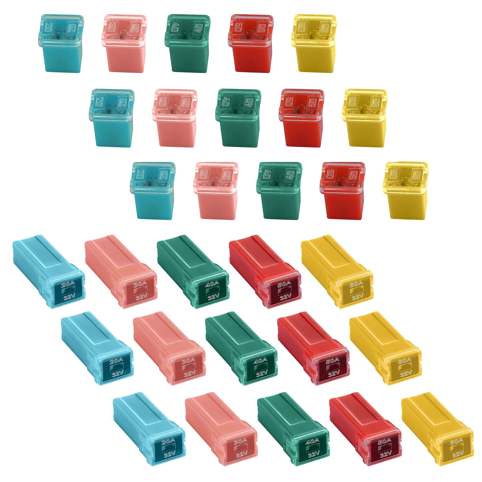 CrocSee boxed fuse set with tall, standard, and low-profile options for organization.