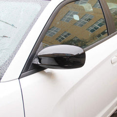 Crosselec ABS-based mirror cover close-up shows durable two-layer paint and UV protection.