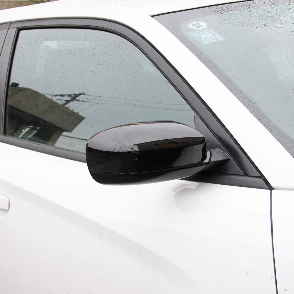 Crosselec Bright Black mirror trim for Chrysler 300-300C adds sporty detail.